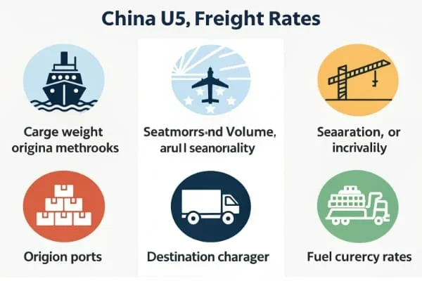 Global freight factors infographic