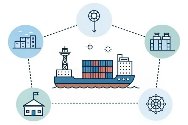 Flowchart of the DDP sea freight process