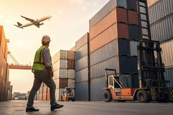 A reliable freight forwarder coordinating a shipment from China to the UK