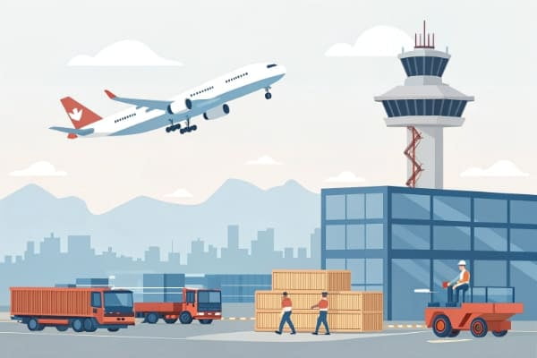 Air freight process from China to Canada
