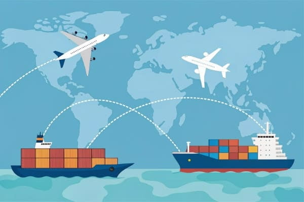 Comparing air freight and sea freight from China to Australia