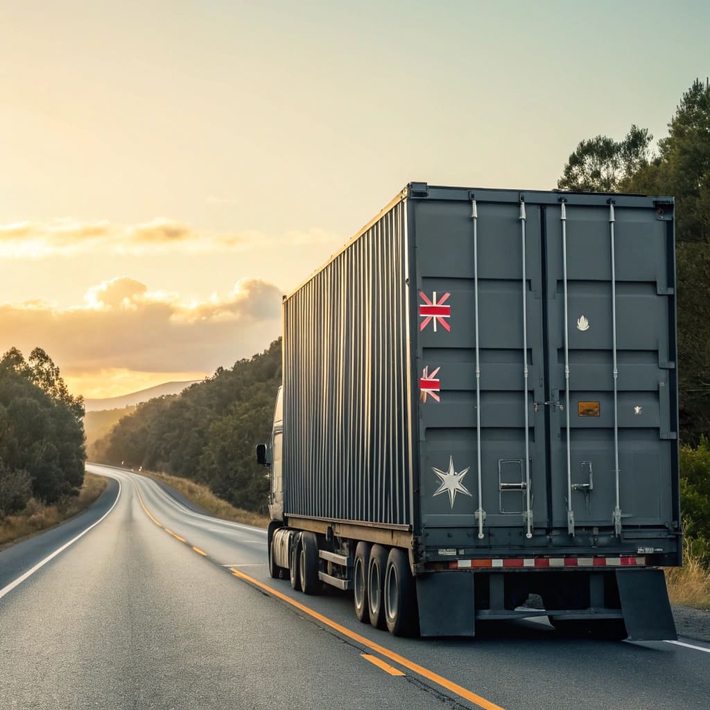Door-to-door shipping container from China to New Zealand