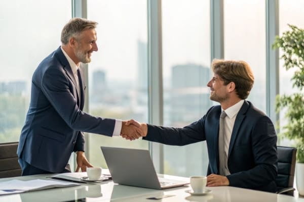 Signing a sourcing agent contract