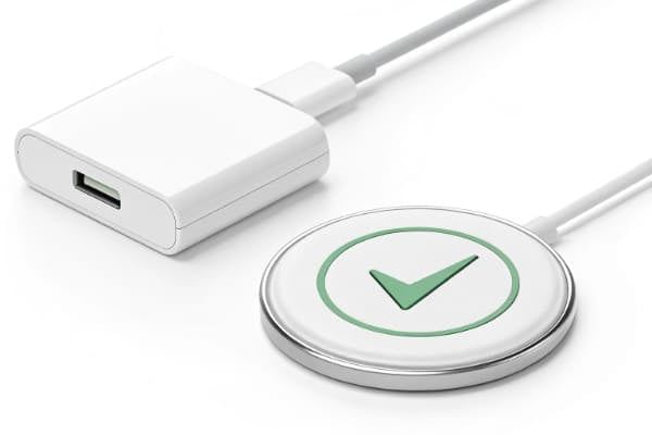 The official "Made for MagSafe" logo next to a certified charging product.