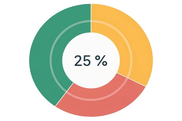 A pie chart showing a 25% slice labeled 'Capacity Factor'