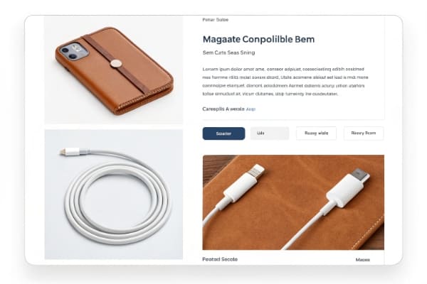 A screenshot of an online store listing for a MagSafe compatible product
