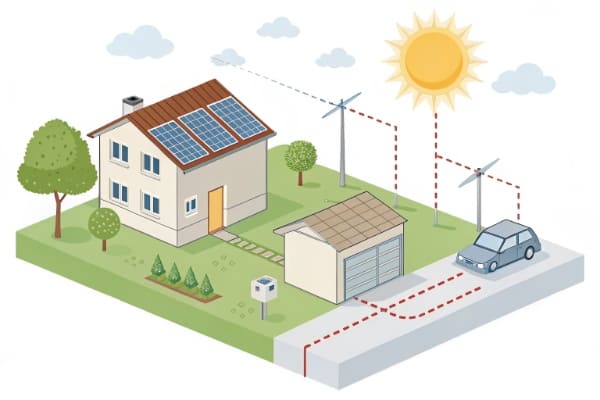 how solar energy works diagram