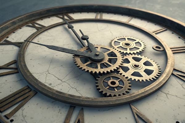 A broken clock representing unreliable cheap services