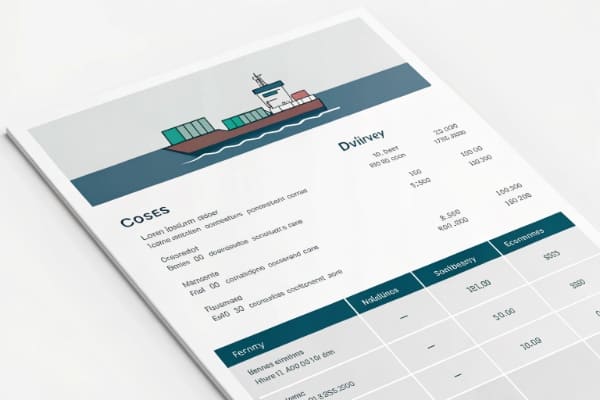 A digital dashboard showing real-time shipment tracking