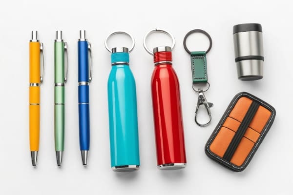 Assortment of custom promotional products