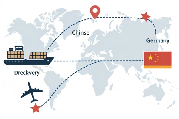 DDP Shipping Process Flow from China to Germany