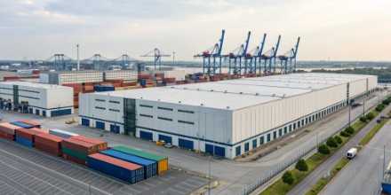 Hamburg gateway warehouse for North Germany distribution and customs clearance