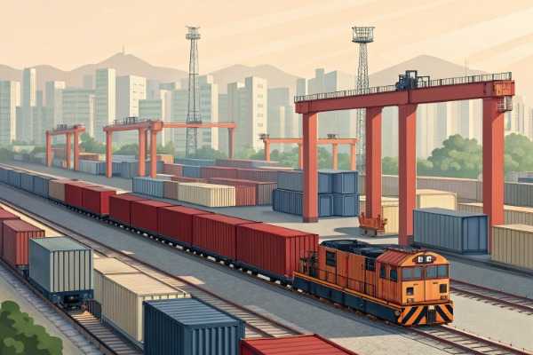 Chinese Rail Freight Hubs