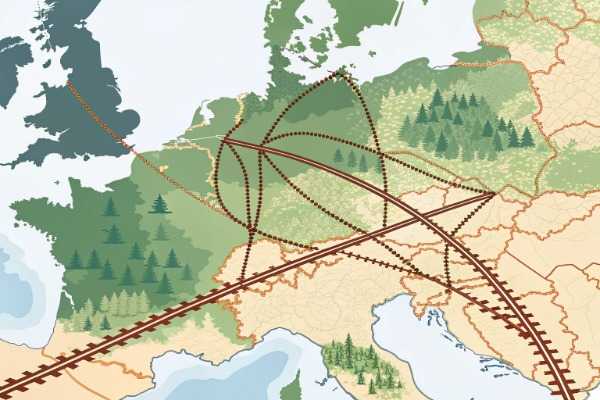Major Rail Freight Routes
